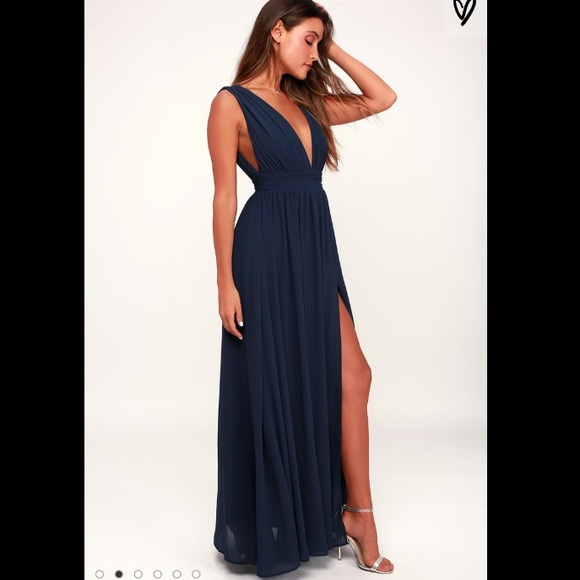 Lulus Dresses & Skirts - Lulus heavenly hues navy dress
